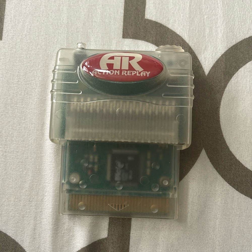 Gameboy advance AR action replay GBA